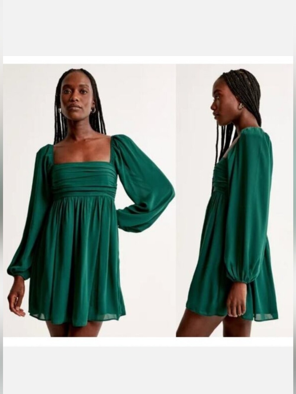 Abercrombie And Fitch Long Sleeve Emerson Mini Dress Size XS Tall